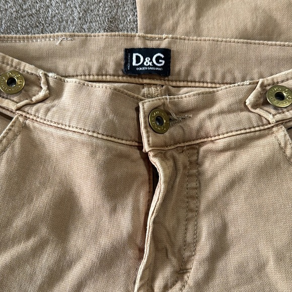 D&G Woman’s Classic Khaki Cuffed Pant - Picture 5 of 12